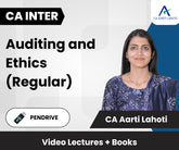CA Inter Audit (Regular) Video Lectures by CA Aarti Lahoti (Pendrive)